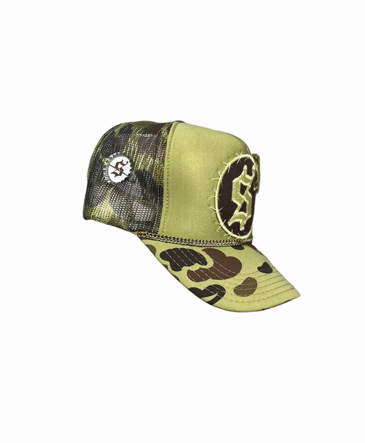 Green Camo Trucker