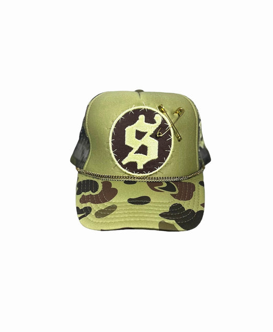 Green Camo Trucker