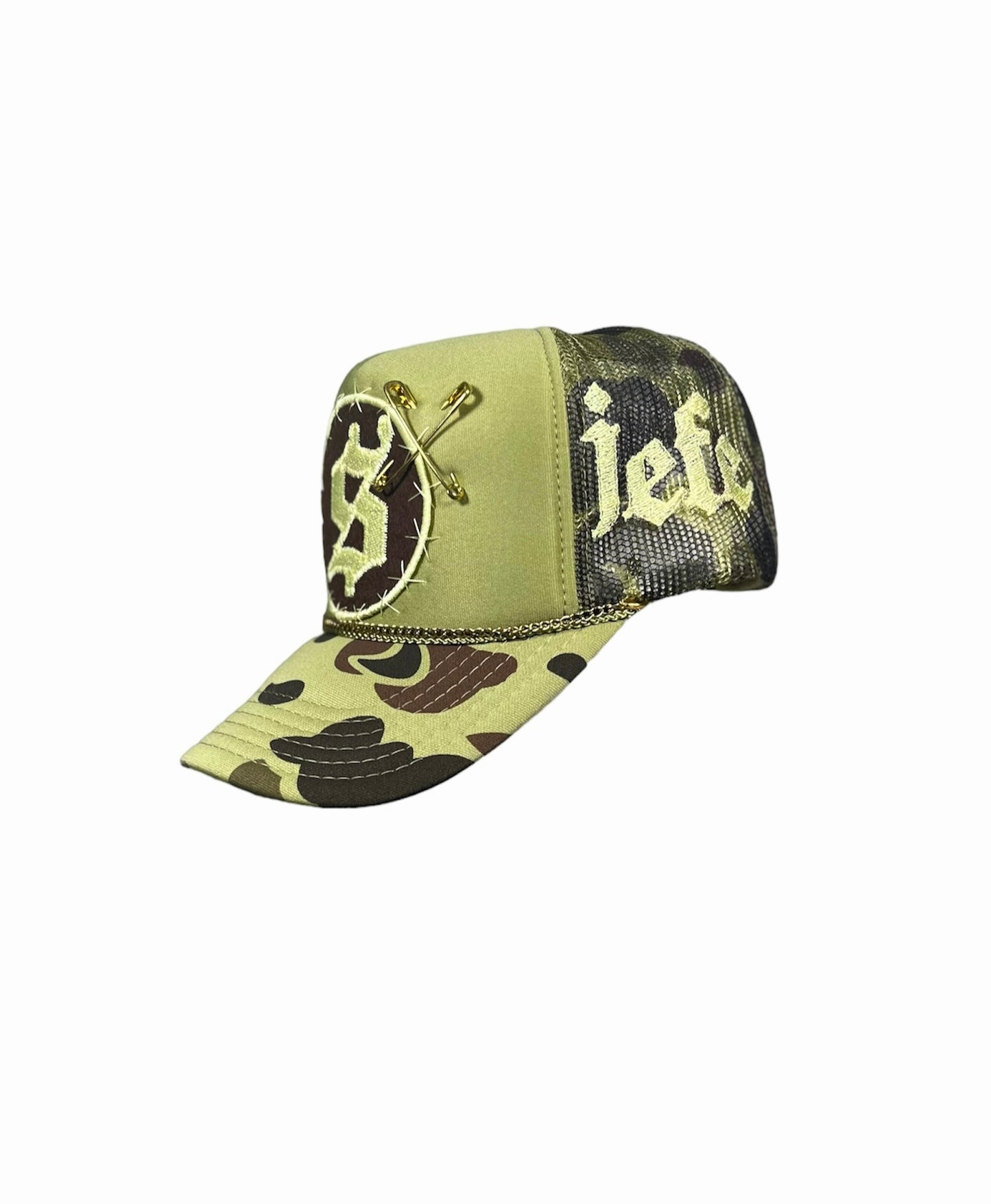 Green Camo Trucker